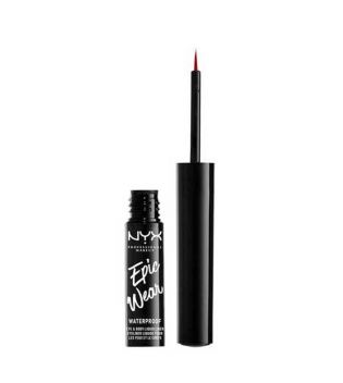Nyx Professional Makeup - Flüssiger Eyeliner waterproof Epic Wear - Red