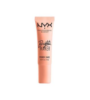 Nyx Professional Makeup - Grundierung Bright Maker 8 ml - Peach Tinted