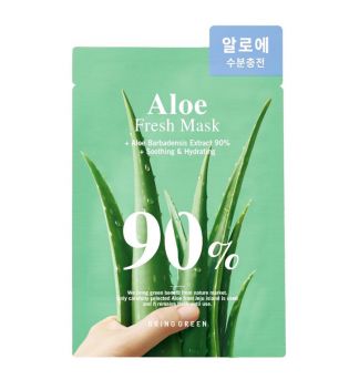 Olive Young - *Bringgreen* - 90 % Gesichtsmaske - Aloe