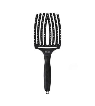 Olivia Garden - Haarbürste Fingerbrush Combo Large - Black