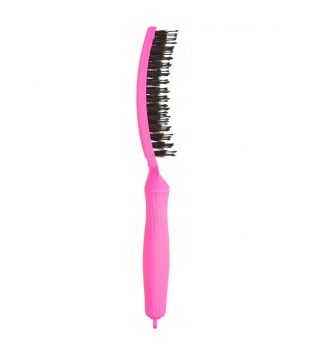 Olivia Garden - *Think Pink* – Haarbürste Fingerbrush Combo Medium - Neon Pink