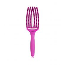 Olivia Garden - *Think Pink* - Haarbürste Fingerbrush Combo Medium - Neon Purple