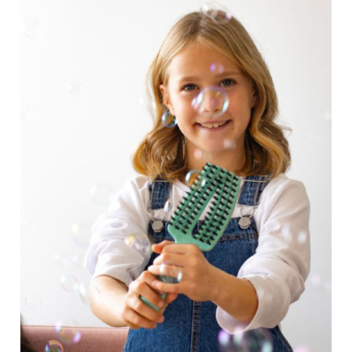 Olivia Garden - *Kids*  – Haarbürste Fingerbrush Care Mini - Mint