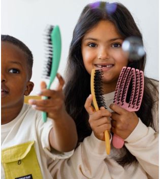 Olivia Garden - *Kids*  – Haarbürste Fingerbrush Care Mini - Pink