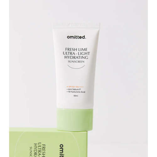 Omitted - Sonnenschutz fürs Gesicht Fresh Lime Ultra Light & Hydrating SPF50+ PA++++