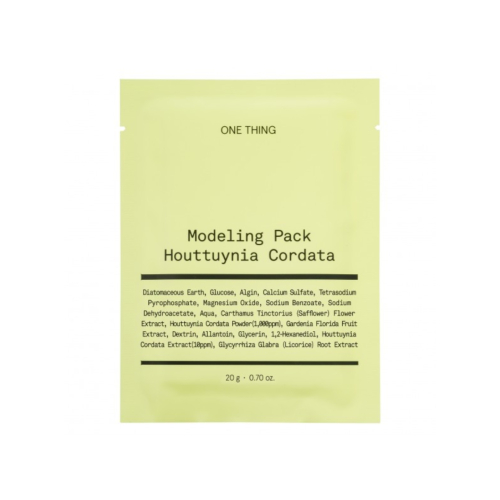 One Thing - Beruhigende Gesichtsmaske Houttuynia Cordata