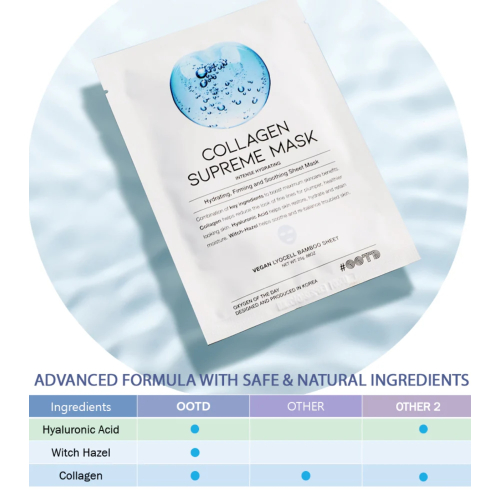 OOTD Beauty - Regenerative Gesichtsmaske Collagen Supreme Mask