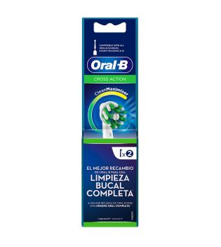Oral B - Ersatz für elektrische Zahnbürste Cross Action 2 Einheiten