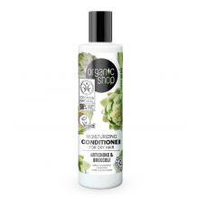 Organic Shop - Feuchtigkeitsspendende Spülung für trockenes Haar - Artischocke und Brokkoli