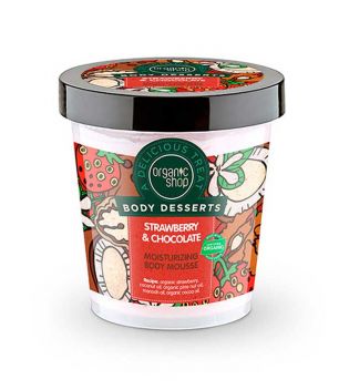 Organic Shop - *Body Desserts* - Body Mousse - Erdbeere und Schokolade