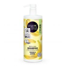 Organic Shop - Aufpolsterndes Shampoo für normales Haar 1000 ml - Banane und Jasmin