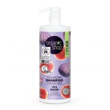 Organic Shop - Volumen Shampoo für fettiges Haar 1000ml - Feige und Hagebutte