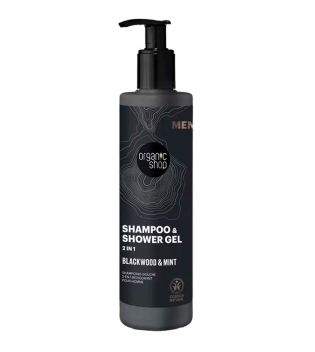 Organic Shop - Shampoo und Duschgel 2 in 1 für Männer - Eichenrinde und Minze