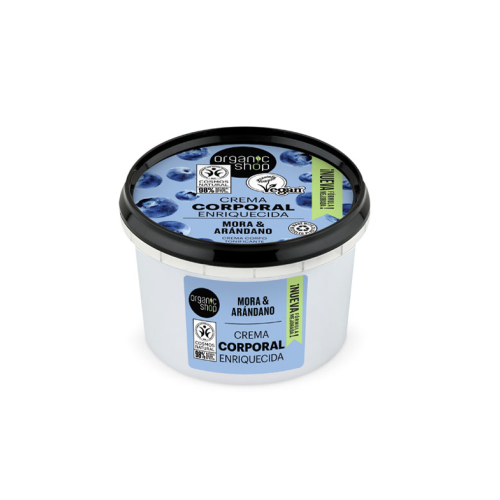 Organic Shop - Angereicherte Körpercreme - Brombeere und Heidelbeere