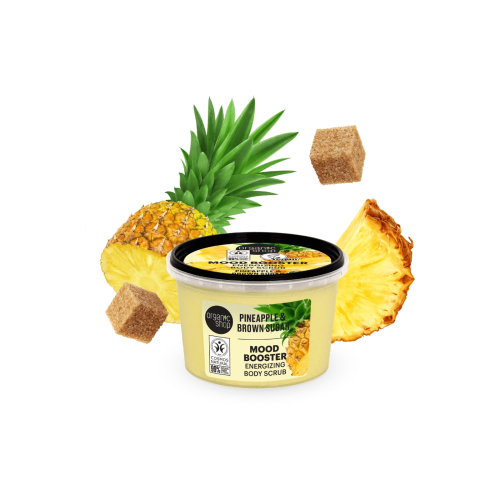 Organic Shop - Körperpeeling Mood Booster - Ananas und brauner Zucker