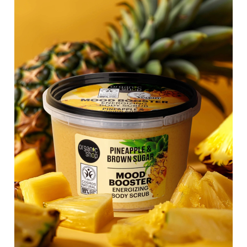 Organic Shop - Körperpeeling Mood Booster - Ananas und brauner Zucker