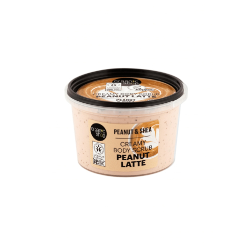 Organic Shop - Körperpeeling Peanut Latte - Erdnuss und Sheabutter