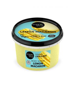 Organic Shop - Straffendes Körperpeeling - Zitronenmakaron