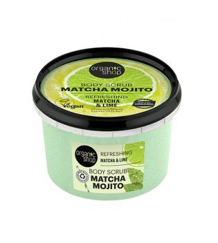 Organic Shop – Erfrischendes Körperpeeling – Matcha-Mojito