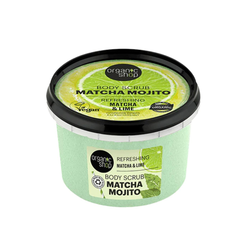 Organic Shop – Erfrischendes Körperpeeling – Matcha-Mojito