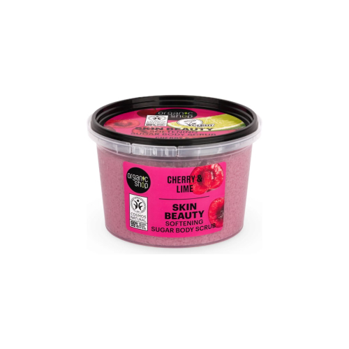 Organic Shop - Körperpeeling Skin Beauty - Kirsche und Limette