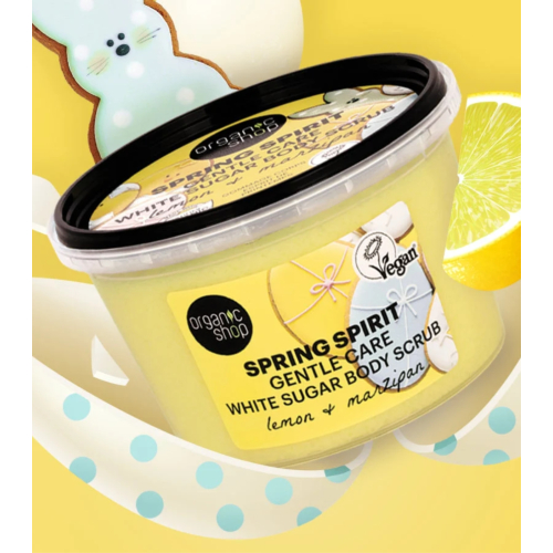 Organic Shop - Körperpeeling Spring Spirit - Zitrone und Marzipan