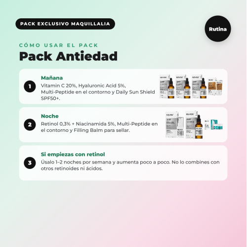 Pack Antiedad REVOX B77: Tages- und Nacht-Routine + Gua sha