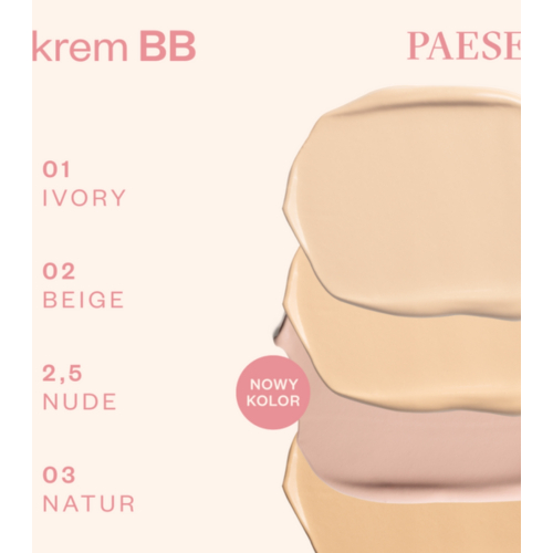 Paese Cosmetics - BB Cream mit Hyaluronsäure - 2,5C: Nude