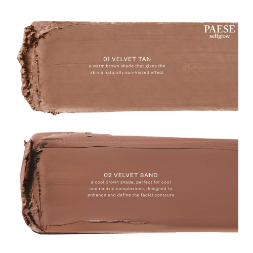 Paese Cosmetics - Matte Effect Cream Bronzer Selfglow - 02: Velvet Sand