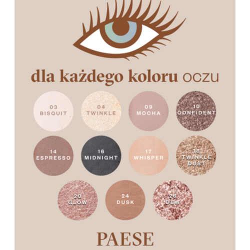 Paese Cosmetics - Lidschatten Eyegasm - 17: Whisper