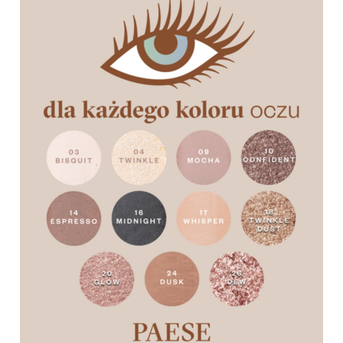 Paese Cosmetics - Lidschatten Eyegasm - 22: Mist