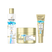 Pantene - *Hydration & Shine* - Packung Shampoo + Maske + Serum für Spliss Pro-V Miracles