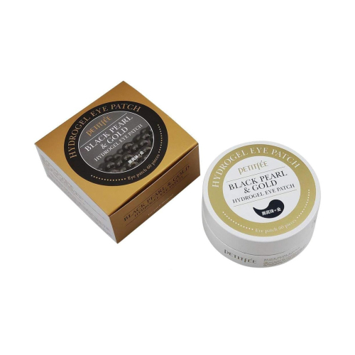 Petitfée – Hydrogel-Augenklappen Black Pearl & Gold