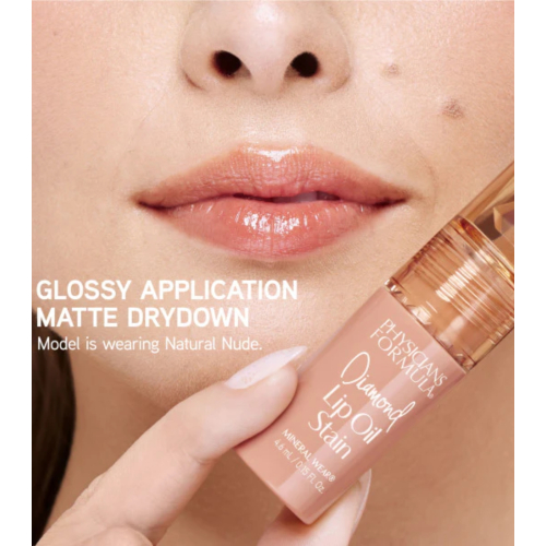 Physicians Formula - *Mineral Wear* - Lippenöl Diamond Stain - Natural Nude