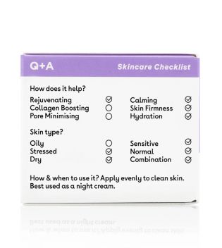 Q+A Skincare – Beruhigende Nacht-Gesichtscreme mit Kamille