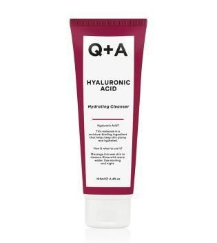 Q+A Skincare – Feuchtigkeitsspendender Gesichtsreiniger mit Hyaluronsäure