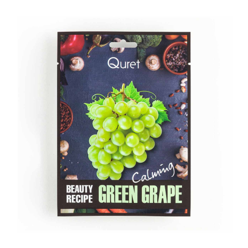 Quret – Beruhigende Maske Beauty Recipe – Green Grape