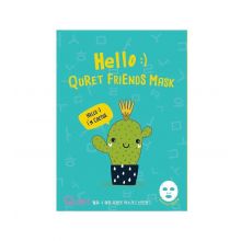 Quret - Gesichtsmaske Hello Friends - Kaktus