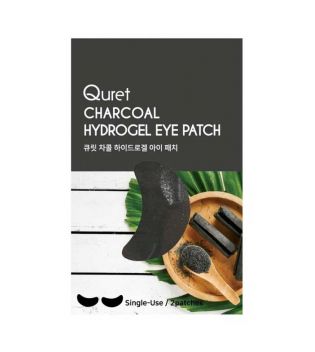 Quret - Hydrogel Augenkonturpflaster - Holzkohle