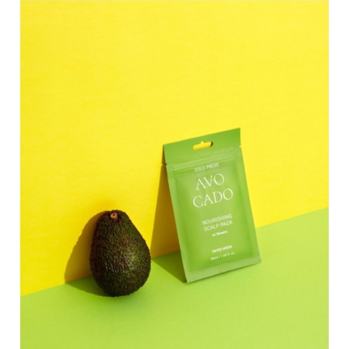Rated Green - Feuchtigkeitsspendende Kopfhautmaske Cold Press 50ml - Avocado