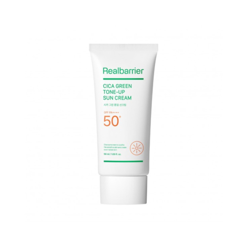 Real Barrier - Sonnenschutz mit Centella Asiatica CICA Green Tone-Up SPF 50 PA++++ - Empfindliche und gerötete Haut