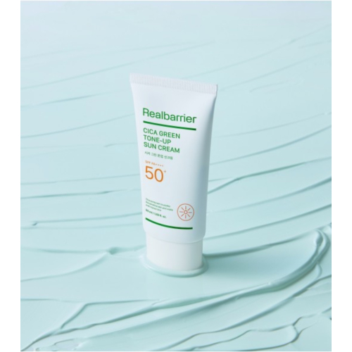Real Barrier - Sonnenschutz mit Centella Asiatica CICA Green Tone-Up SPF 50 PA++++ - Empfindliche und gerötete Haut