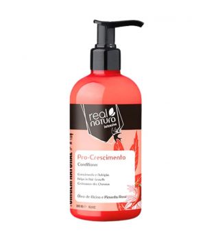 Real Natura - Pro Growth Shampoo - Rizinusöl und rosa Pfeffer