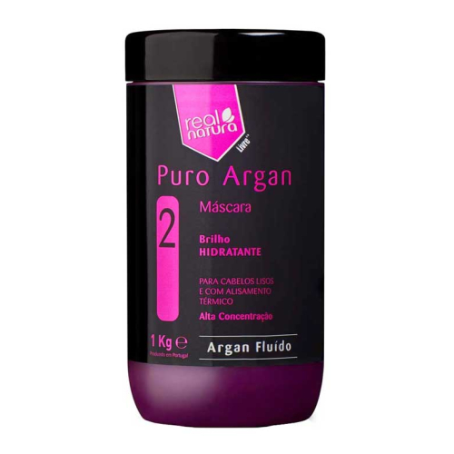Real Natura - Haarmaske für glattes Haar Puro Argan 1kg