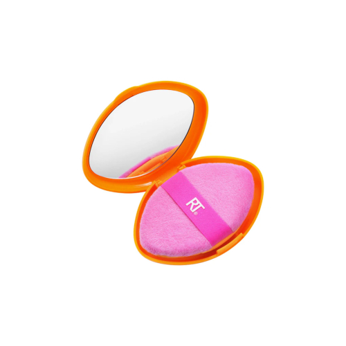 Real Techniques – Mehrzweck-doppelseitige Miracle 2-in-1-Puderquaste + Reiseetui