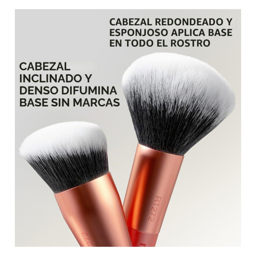 Real Techniques - Doppelte Foundation-Pinsel Liquid & Powder - RT272