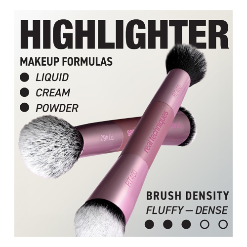 Real Techniques - Doppelte Pinsel für Highlighter Highlight & Detail
