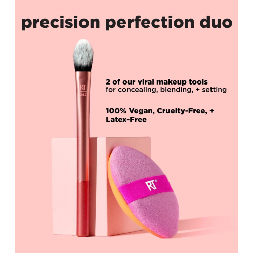 Real Techniques – Pinsel + Schwamm-Duo Precision Perfection