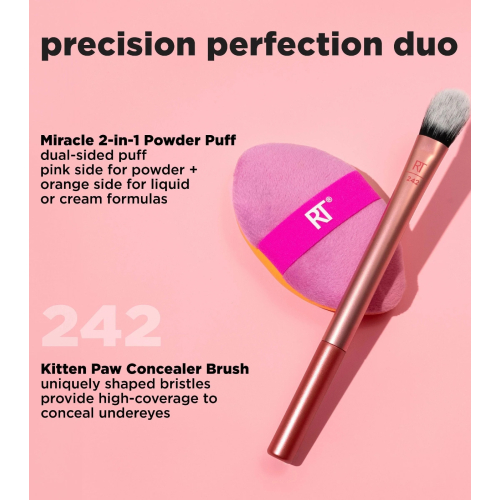 Real Techniques – Pinsel + Schwamm-Duo Precision Perfection