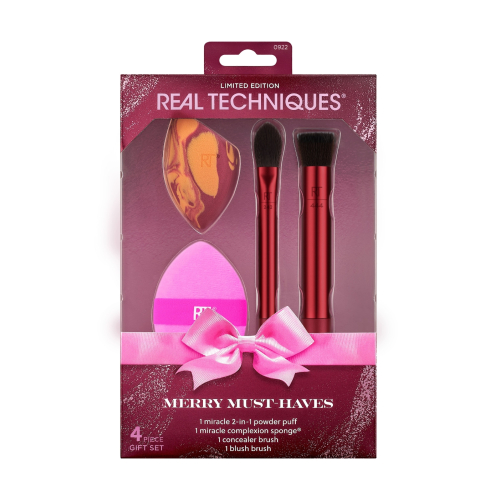 Real Techniques - *Holidays 25* - Pinselset Merry Must-haves Set